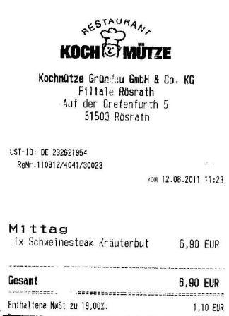 ofoa Hffner Kochmtze Restaurant